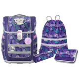 Artikelbild 1 für Mc®Neill Schulranzen-Set COMPACTO DSCHUNGEL Kunstfaser lila, Artikelnummer 663276