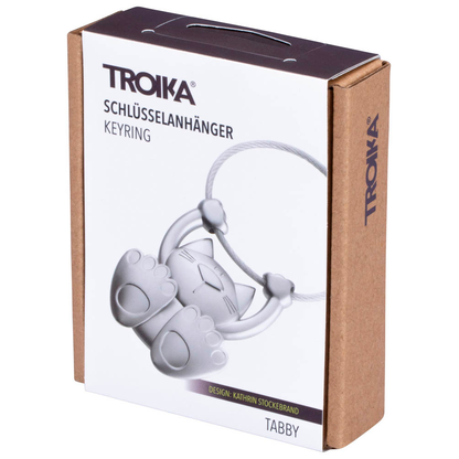 Artikelbild 4 für TROIKA® Schlüsselanhänger TABBY silber, Artikelnummer 666176