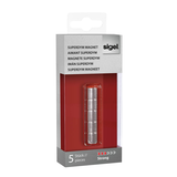 Artikelbild 1 für SIGEL Strong Magnete silber, Metall Ø 1,0 x 1,0 cm, 5 St., Artikelnummer 195870