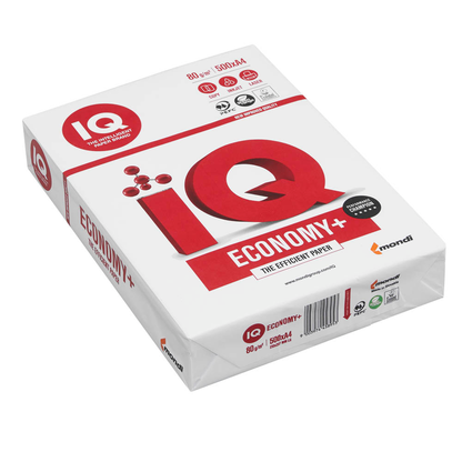 Artikelbild für IQ Kopierpapier ECONOMY+ DIN A4 80 g/qm 500 Blatt, Artikelnummer 596066