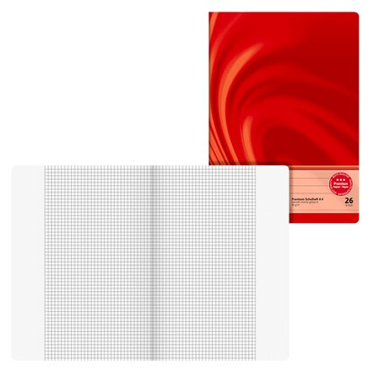 Artikelbild für BRUNNEN Schulheft Vivendi Lineatur 26 kariert DIN A4 Außenrand, 16 Blatt, 1 St., Artikelnummer 603692