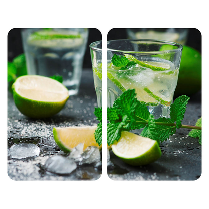 Artikelbild für WENKO Herdabdeckplatten Mojito grün, 2 St., Artikelnummer 665473