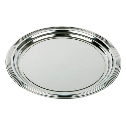 Artikelbild für APS Servierplatte CLASSIC silber 35,0 cm, 1 St., Artikelnummer 194856