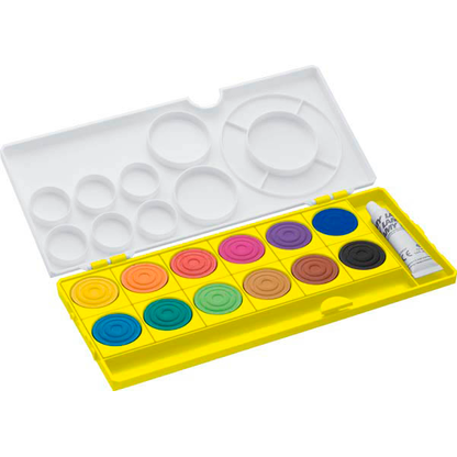Artikelbild für LAMY aquaplus gelb Wasserfarbkasten 12 Farben, Artikelnummer 311539