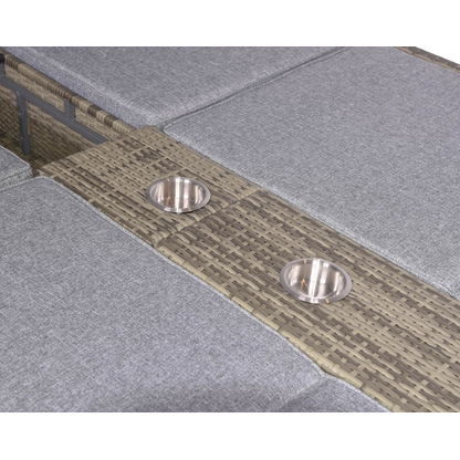 Artikelbild 4 für Garden Pleasure Sonnenliege PESCARA grau Kunststoff, Artikelnummer 544666