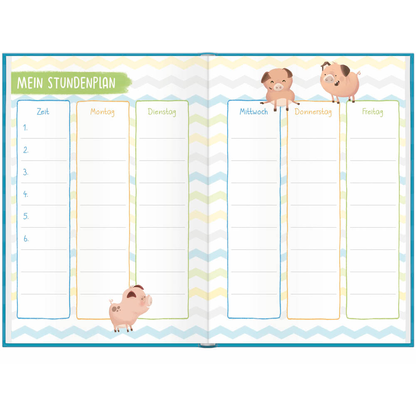 Artikelbild 6 für Häfft® Verlag Freundebuch Endlich Schulkind DIN A5 liniert, blau Hardcover 48 Seiten, 1 St., Artikelnummer 590867