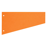 Artikelbild 1 für herlitz Trennstreifen Trapez orange, 190 g/qm Karton 23,0 x 12,0 cm, 100 St., Artikelnummer 958595