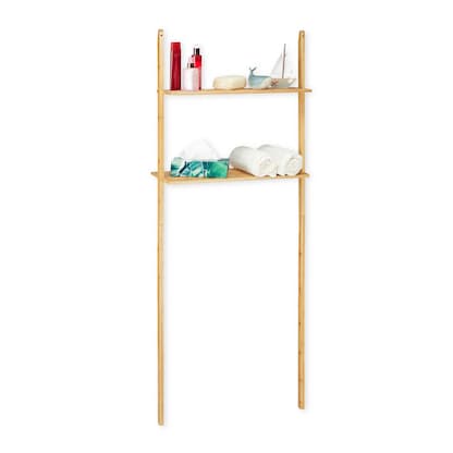 Artikelbild für relaxdays Waschmaschinenregal braun 66,0 x 30,0 x 175,0 cm, 1 St., Artikelnummer 520474