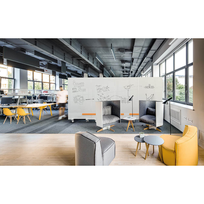 Artikelbild 18 für magnetoplan mobiles Whiteboard Infinity Wall 100,0 x 191,0 cm weiß emaillierter Stahl, Artikelnummer 846382