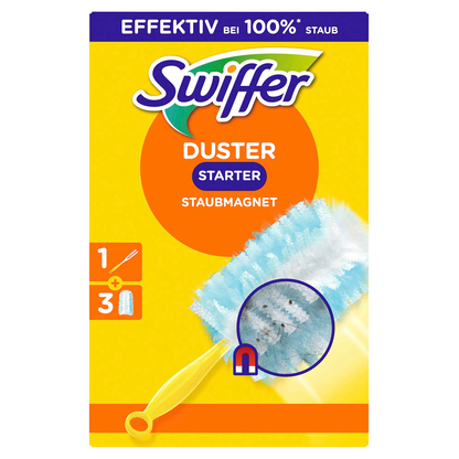 Artikelbild für Swiffer DUSTER STARTER STAUBMAGNET Staubfangtücher Mikrofaser, 1 Set, Artikelnummer 526747