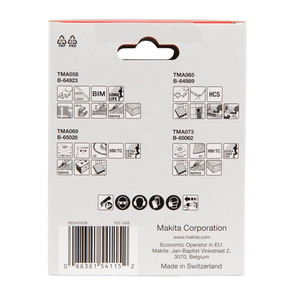 Artikelbild 10 für makita B-67496 Tauchsägeblätter-Set 4 St., 4 St., Artikelnummer 931762