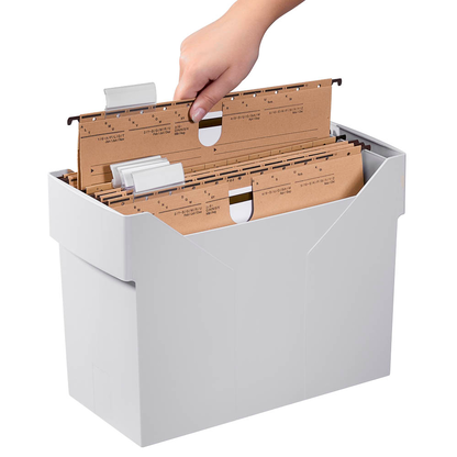 Artikelbild 4 für M&M Hängeregister-Box ohne Mappen Akten-Boy grau, Artikelnummer 326849