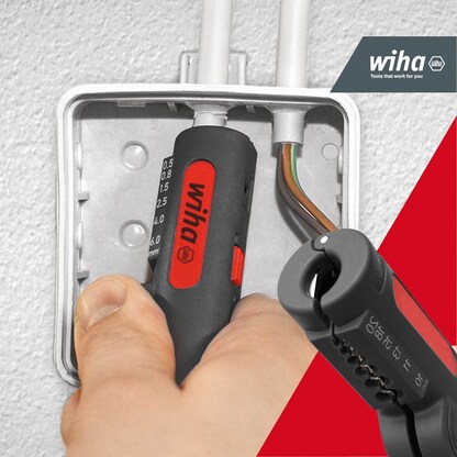 Artikelbild 4 für Wiha Abisolierwerkzeug 44242, Länge: 24,0 cm, 1 St., Artikelnummer 717726