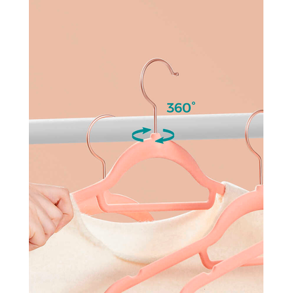 Artikelbild 5 für SONGMICS Kleiderbügel rosa, 30 St., Artikelnummer 759299