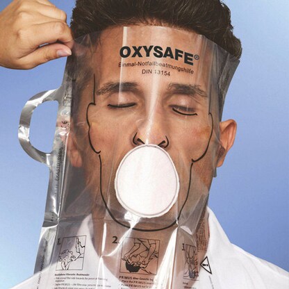 Artikelbild für Holthaus Medical Beatmungsmaske OXYSAFE® DIN 13154, 1 St., Artikelnummer 495111