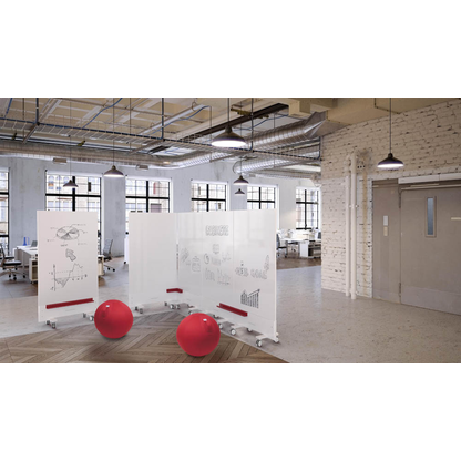 Artikelbild 11 für magnetoplan mobiles Whiteboard Infinity Wall 100,0 x 191,0 cm weiß emaillierter Stahl, Artikelnummer 846382