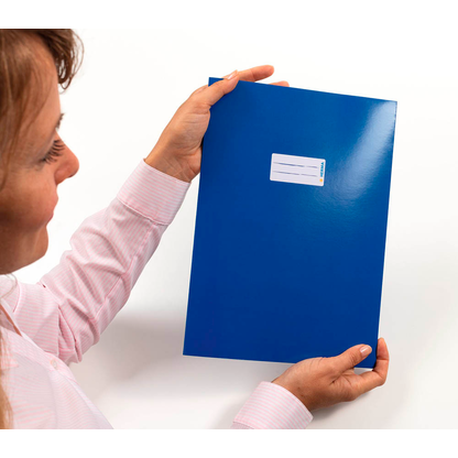 Artikelbild 5 für HERMA Heftumschlag dunkelblau Karton DIN A4, 1 St., Artikelnummer 536948