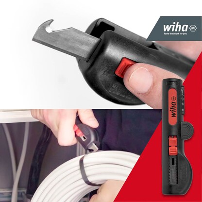 Artikelbild 5 für Wiha Abisolierwerkzeug 44242, Länge: 24,0 cm, 1 St., Artikelnummer 717726