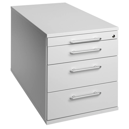 Artikelbild für HAMMERBACHER Solid TC30 Rollcontainer lichtgrau 4 Auszüge 42,8 x 80,0 x 51,2 cm, Artikelnummer 293391