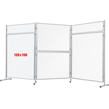 Artikelbild 1 für FRANKEN Trennwand ECO, doppelseitig, weiß 120,0 x 150,0 cm, 1 St., Artikelnummer 570667