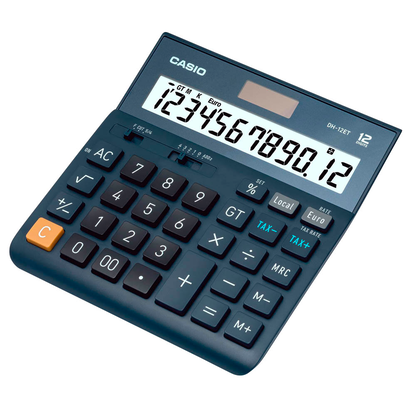 Artikelbild 2 für CASIO DH-12ET Tischrechner blau, Artikelnummer 311831