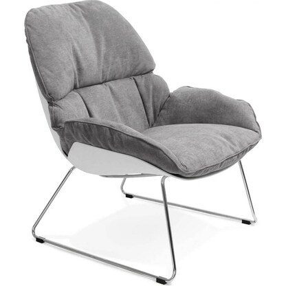 Artikelbild für meet powered by PAPERFLOW Sessel LAZY grau silber Stoff 69,5 x 81,0 x 86,0 cm, 1 St., Artikelnummer 637771