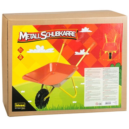 Artikelbild 5 für Idena Kinderschubkarre rot, gelb, Artikelnummer 745127
