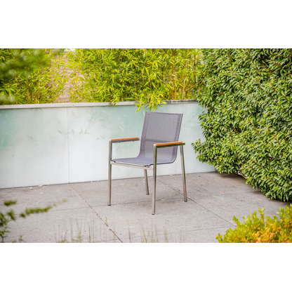 Artikelbild 3 für greemotion Sitzgruppe Sydney grau, silber Textilene, Metall, 5-teilig, Artikelnummer 870847