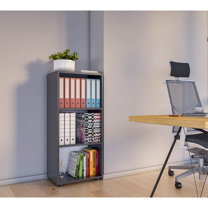Artikelbild 4 für VCM my office Aktenregal Ulas anthrazit 49,0 x 32,0 x 108,0 cm, 1 St., Artikelnummer 911687
