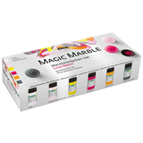 Artikelbild 1 für KREUL Magic Marble Marmorierfarben farbsortiert 6 x 20,0 ml, 6 St., Artikelnummer 115259