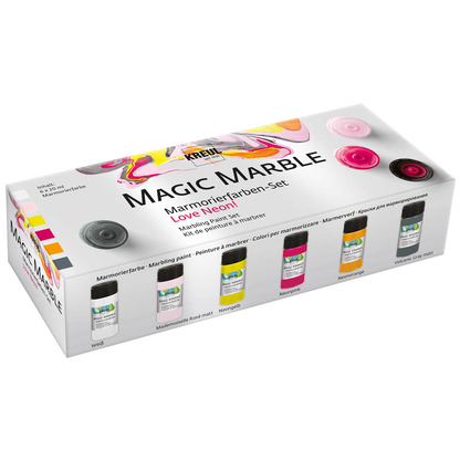 Artikelbild für KREUL Magic Marble Marmorierfarben farbsortiert 6 x 20,0 ml, 6 St., Artikelnummer 115259