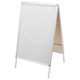 Artikelbild 1 für nobo Kundenstopper silber DIN A0 2 Fächer 89,3 x 79,0 x 142,8 cm, 1 St., Artikelnummer 699746