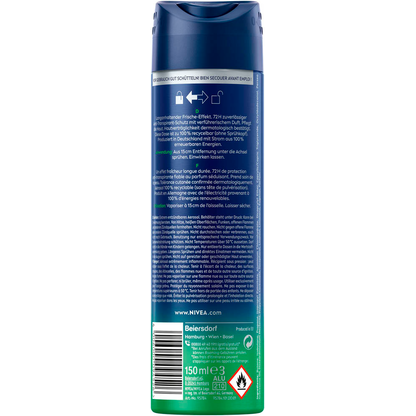 Artikelbild 2 für NIVEA MEN FRESH SENSATION Deo-Spray 150,0 ml, Artikelnummer 579017