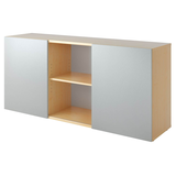 Artikelbild 1 für HAMMERBACHER Sideboard 1780, V1780/3/S ahorn, silber 160,0 x 42,0 x 74,8 cm, 1 St., Artikelnummer 859905