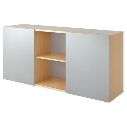 Artikelbild für HAMMERBACHER Sideboard Haziender, V1780/3/S ahorn, silber 160,0 x 42,0 x 74,8 cm, 1 St., Artikelnummer 630412