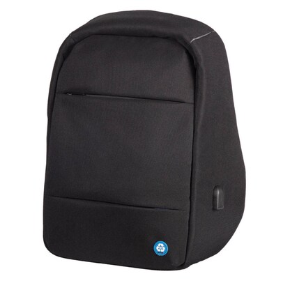 Artikelbild für STOP® OCEAN PLASTIC Laptop-Rucksack RPET Kunstfaser schwarz bis 39,6 cm (15,6 Zoll), Artikelnummer 248833