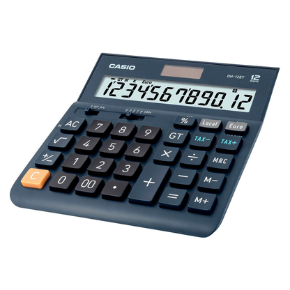 Artikelbild 3 für CASIO DH-12ET Tischrechner blau, Artikelnummer 311831