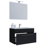 Artikelbild 1 für VCM my bath Badmöbel-Set 3-teilig Badinos 914809 schwarz 60,0 x 46,0 x 50,0 cm, Artikelnummer 388993
