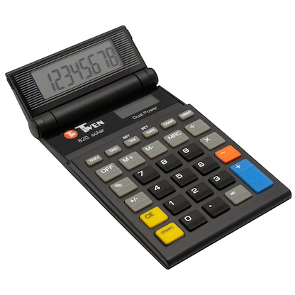 Artikelbild 3 für TWEN 820 S Taschenrechner schwarz, Artikelnummer 595696