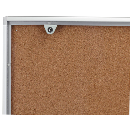 Artikelbild 5 für Showdown® Displays Schaukasten Economy XS Kork silber 2x DIN A4 49,1 x 2,6 x 35,0 cm, 1 St., Artikelnummer 361899