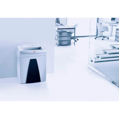 Artikelbild 10 für HSM SECURIO B26 Aktenvernichter mit Partikelschnitt P-4, 4,5 x 30 mm, bis 16 Blatt, weiß, Artikelnummer 377010