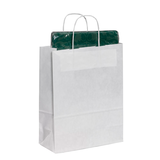 Artikelbild 1 für VP Papier-Tragetaschen Toptwist weiß 24,0 x 31,0 cm, 50 St., Artikelnummer 228593