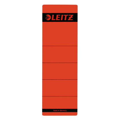 Artikelbild für LEITZ Ordneretiketten 1642 rot für 8,0 cm Rückenbreite, 10 St., Artikelnummer 431510