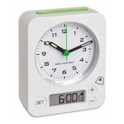 Artikelbild für TFA® Funkwecker COMBO weiß Kunststoff 9,0 x 11,5 cm, Artikelnummer 364842