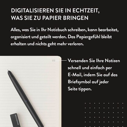 Artikelbild 7 für MOLESKINE Smart Writing Set Smart-Pen+ 3 Digitalisierungsstift mit Notizbuch, Artikelnummer 708687