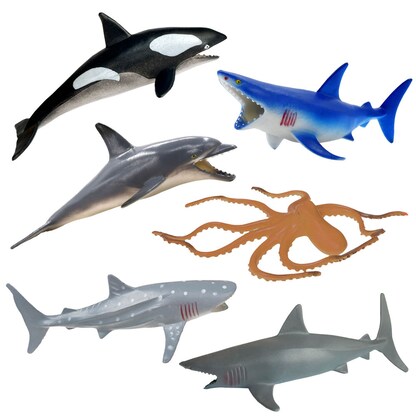 Artikelbild 2 für Idena P09810B/06B Meerestiere Spielfiguren-Set, Artikelnummer 140887