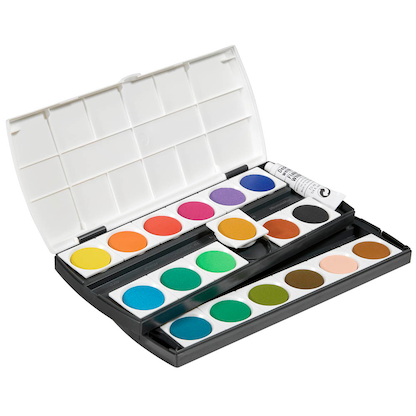 Artikelbild für Geha F250/24 Wasserfarbkasten 24 Farben, Artikelnummer 601240