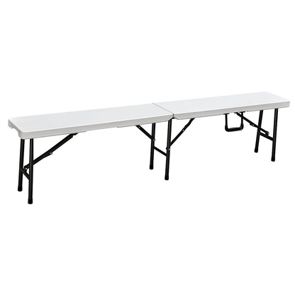 Artikelbild für Garden Pleasure Gartenbank Mufaro 304738 weiß Kunststoff 180,0 cm, Artikelnummer 459988