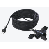 Artikelbild 1 für BACHMANN Verlängerungskabel 10,0 m schwarz, Artikelnummer 185233