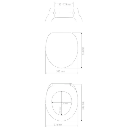 Artikelbild 3 für WENKO WC-Sitz Bergamo weiß, 1 St., Artikelnummer 811972